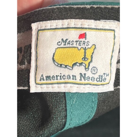 Masters American Needle Golf Adjustable Green Hat Embroidered Logo Map - Picture 9 of 10